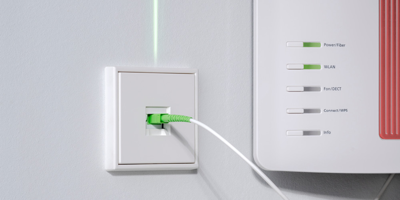 Die neuen Glasfaser-Anschlussdosen bei Elektro Krapf GmbH & Co.KG in Vohenstrauß